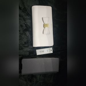 White Wallet with bow